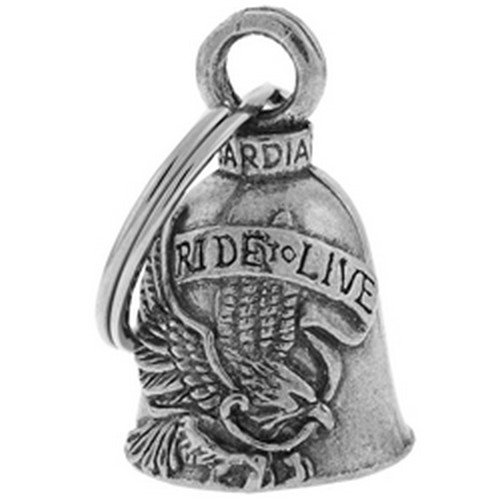 Guardian Bell - Llavero con amuleto de campana con diseño de águila