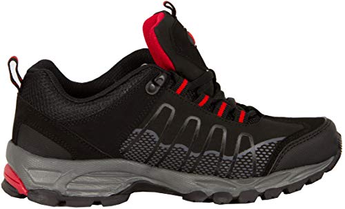 GUGGEN MOUNTAIN Zapatillas de Senderismo Zapatos para Caminar Botas de Monta–a Zapatos de Montana Nordic Walking Mujer T002, Negro, EU 37