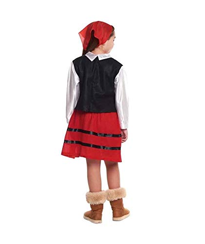 H HANSEL HOME Disfraz Pastora Infantil - Niña Vestido para Cosplay/Navidad Size 7-9 años
