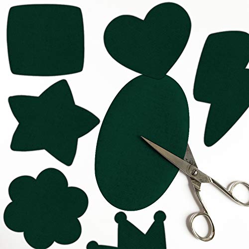 Haberdashery Online 6 Rodilleras Color Verde Oscuro termoadhesivas de Plancha. Coderas para Proteger tu Ropa y reparación de Pantalones, Chaquetas, Jerseys, Camisas. 16 x 10 cm. RP36