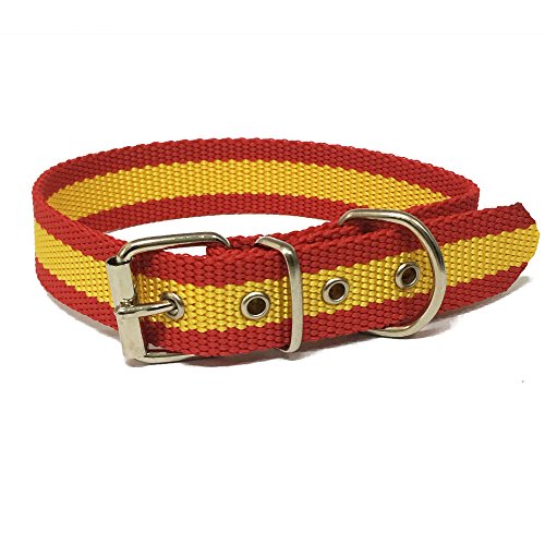 Happyzoo Collar para Perro Bandera de España 60 cm