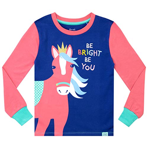 Harry Bear Pijamas para Niñas Ajuste Ceñido Caballo Arcoiris Multicolor 7-8 Años