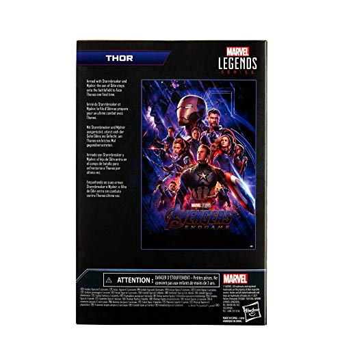 Hasbro Marvel- Marvel Figura de acción de 15 cm de Thor Legends Series, Incluye diseño Premium y 5 Accesorios, Multicolor, único (F0188)