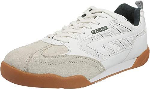 Hi-Tec Sports - Zapatillas de squash para hombre, Blanco, 41.5