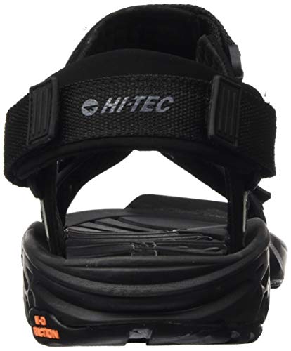 Hi-Tec Ula Raft, Sandalias Deportivas Hombre, Negro (Black/Charcoal 021), 43 EU