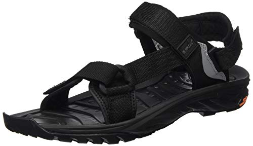 Hi-Tec Ula Raft, Sandalias Deportivas Hombre, Negro (Black/Charcoal 021), 43 EU