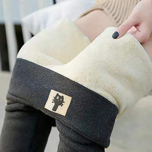 High Waist Winter Warm Leggings, Women's Winter Warm Fleece Lined Leggings, Thick Thermal Pants Elastic, Ultra Soft Comfy Fleece Lined Extra Warm Full-Length Leggings, Won’t be Pilling, Extremely Soft