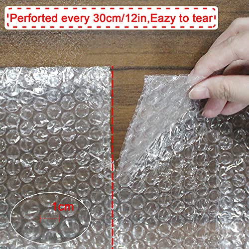 HJFH Papel de burbujas de 12 m (3 capas), material de embalaje, Bubble Wrap para mudanzas y envío, lámina acolchada, lámina blíster