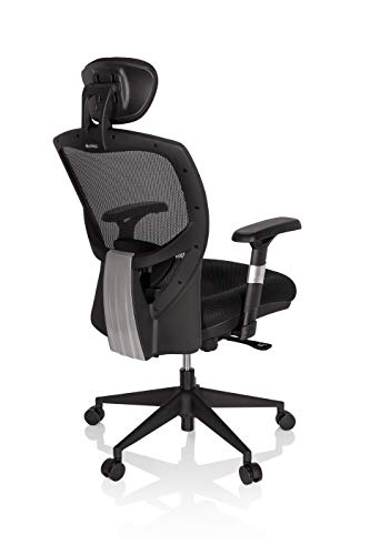 HJH Office VENUS BASE Silla de oficina Negro 48.0x63.0x124.0 cm