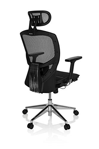 HJH Office Venus One Silla de Oficina Negro 76 x 67 x 42 cm