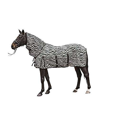 HKM 4669 Zebra - Manta para Caballo (165 cm)