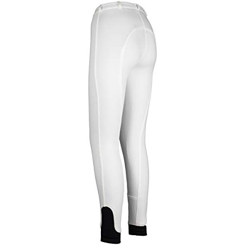 HKM Pantalones de equitación para mujer de Reiterladen24, color blanco, talla 34
