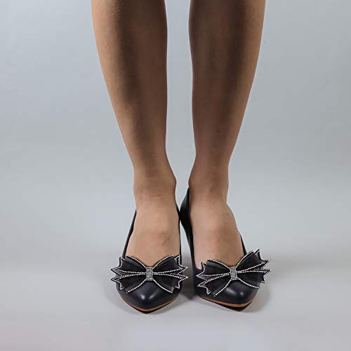 Holibanna Clips de Zapatos de Arco Hebillas de Zapatos de Flores Malla de Diamantes de Imitación Broche de Zapatos Encantos Accesorios de Artesanía de Bricolaje Regalos para Niños Botas de