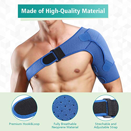 hombreras, hombrera ortopedica, Soporte para mujeres y hombreras hombre neopreno, Hombrera Deportiva, para articulaciones de CA dislocadas, bursitis, tendinitis, Hombros Artríticos