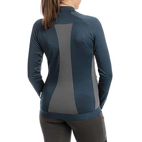 Horseware Lana Technical Full Zip - Camiseta para mujer (talla XL), color azul marino