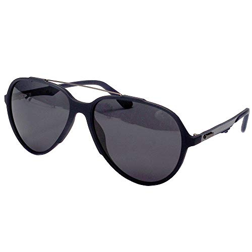 hqpaper Gafas de sol polarizadas para hombre con montura ovalada de fibra de carbono para montura de montura, lente de gradiente gris con montura negra