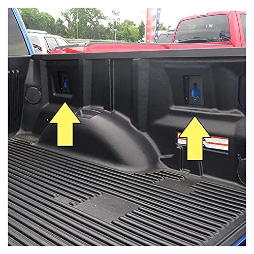 HUAER Caja de coches Lazo de camiones camiones Clases de bloqueo de bloqueo de collero ajustado ajuste para Ford F-150 15-20 HL3Z-99000A64-A FL3Z-99000A64-B (Color : Black)