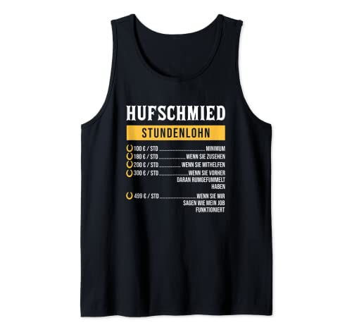 Hufschmied - Regalo para caballo Camiseta sin Mangas