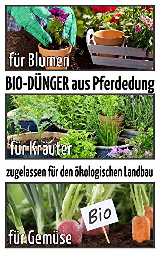 Humusziegel - 7.5 kg Pellets Gránulos Orgánicos de Estiércol de Caballo - Bio Fertilizante Organico Natural de Liberacion Lenta- Abono Natural para Vegetales/Hierbas/Flores