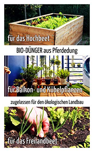 Humusziegel - 7.5 kg Pellets Gránulos Orgánicos de Estiércol de Caballo - Bio Fertilizante Organico Natural de Liberacion Lenta- Abono Natural para Vegetales/Hierbas/Flores