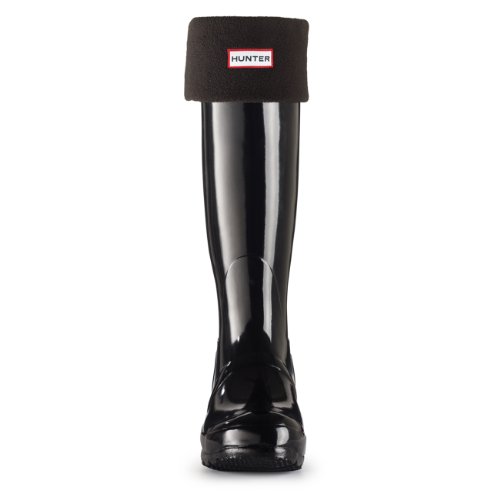 Hunter Boots Calcetines Welly Socks de forro polar para botas de agua - negro - M