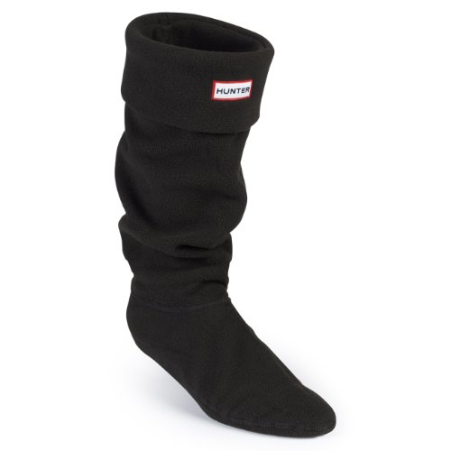 Hunter Boots Calcetines Welly Socks de forro polar para botas de agua - negro - M