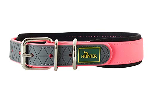 HUNTER Convenience Comfort - Collar de Neopreno Suave, 60 cm, Color Rosa neón