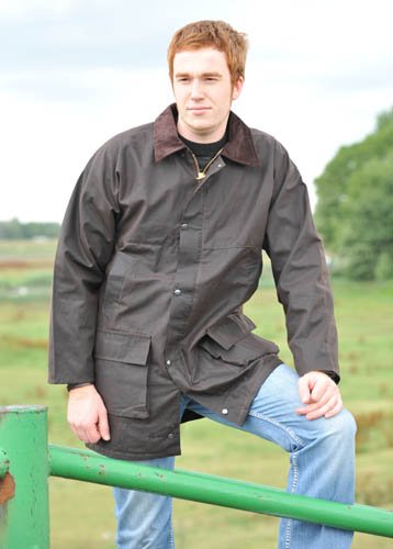 Hunter Outdoor Bolton - Chaqueta de cera unisex ideal para montar a caballo, disparar, cazar, pescar