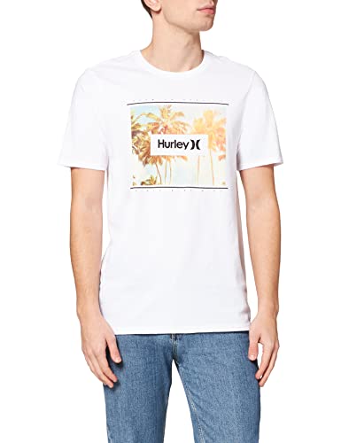 Hurley Bloomer Photo PRM tee SS Camisetas, Hombre, White, S