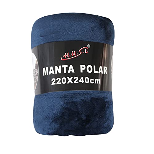 HUSL Mantas para Sofa 220x240cm, Mantas de Cama para Cama Cepillo de Tela Extra Suave Manta de sofá cálida