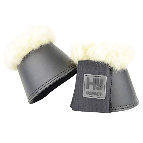 HyIMPACT Botas de piel de cordero para caballos y piones- Ideal para la escuela y calentar. Se vende en pares talla S-XL 1177P, gris, X Large