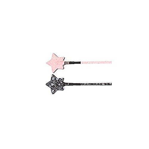 HySCHOOL - Fusta de montar diseño Glitter Star (66) (Rosa)