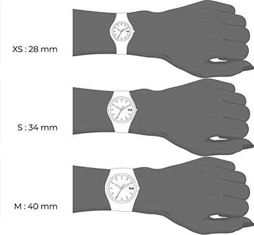 Ice-Watch - ICE flower Colonial - Reloj negro para Mujer con Correa de Silicona - 016671 (Medium)