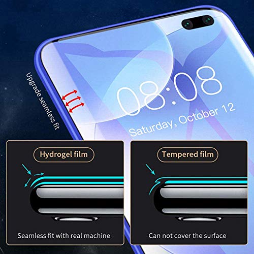 Iiseon Filtro de Premium hidrogel para iPhone SE 2020 /iPhone 8 (4.7"), Protector de Pantalla, 2 Unidades Suave Película Protectora [Transparente] [Alta sensibilidad] (Película no templada)