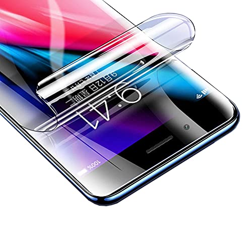 Iiseon Filtro de Premium hidrogel para iPhone SE 2020 /iPhone 8 (4.7"), Protector de Pantalla, 2 Unidades Suave Película Protectora [Transparente] [Alta sensibilidad] (Película no templada)