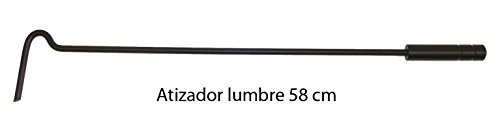 Imex El Zorro 10026 Juego para Chimenea Arco-Chapa con Fuelle, 68 x 23 x 14 cm, Metal, Negro, 14x23x68 cm