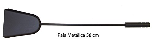 Imex El Zorro 10026 Juego para Chimenea Arco-Chapa con Fuelle, 68 x 23 x 14 cm, Metal, Negro, 14x23x68 cm