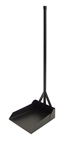 Imex El Zorro 71303 - Recogedor metálico reforzado, 76 cm, color negro