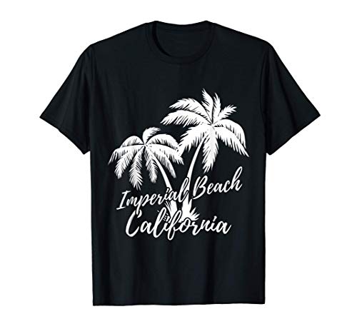 Imperial Beach California Palm Trees Vacation Gift Camiseta