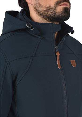 INDICODE Jonas - chaqueta softshell para hombre, tamaño:XL;color:Navy (400)