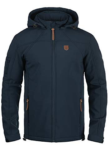 INDICODE Jonas - chaqueta softshell para hombre, tamaño:XL;color:Navy (400)