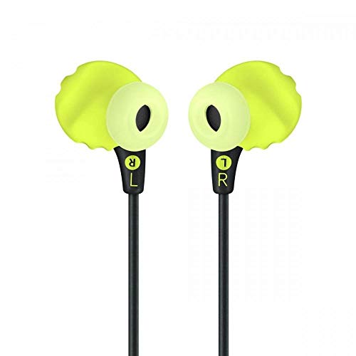 JBL Endurance Run - Auriculares (alámbrico, dentro de oído, binaural, in-ear, 20-20000 Hz) color negro y amarillo