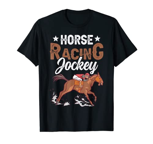 Jockey De Carreras De Caballos Racer Caballo Carrera Camiseta