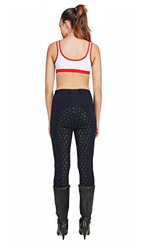 Jodhpurs de silicona para mujer con agarre extra y agarre de silicona para jodhpurs de jodhpurs pegajoso, Jodhpurs, Jods Jodh y Pullons cómodos pantalones de silicona, azul marino, 62