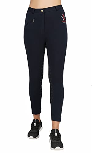 Jodhpurs de silicona para mujer con agarre extra y agarre de silicona para jodhpurs de jodhpurs pegajoso, Jodhpurs, Jods Jodh y Pullons cómodos pantalones de silicona, azul marino, 62