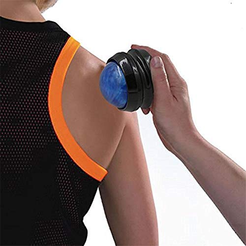 Juan-375 Masaje Roller Ball Massager Terapia Corporal Terapia Piel Atrás Cintura Hip Relajante Estrés Suelte Músculo Relajación (Color : Pink)