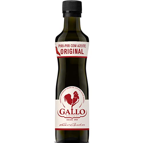 Juego de 2 salsa picante portuguesa Peri Piri Piri con aceite de oliva portugués GALLO