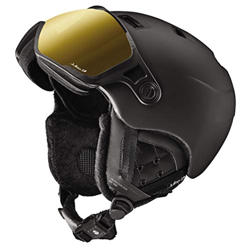 Julbo Sphere - Casco de esquí (Bluetooth, con Visera REACTIV fotocromática, para Hombre, Negro, 56/58