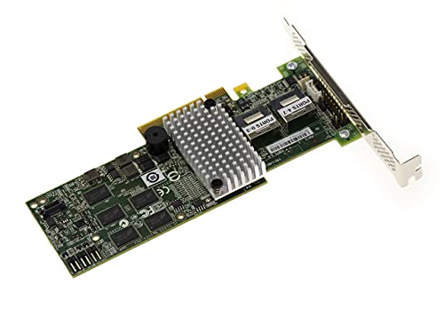 Kalea Informatique - Tarjeta controladora PCIe 3.0 SAS + SATA – 6 GB – 8 puertos – LSI 9260-8i – Raid 0 1 5 6 10 50 60 – Caché 512 MB DDRII