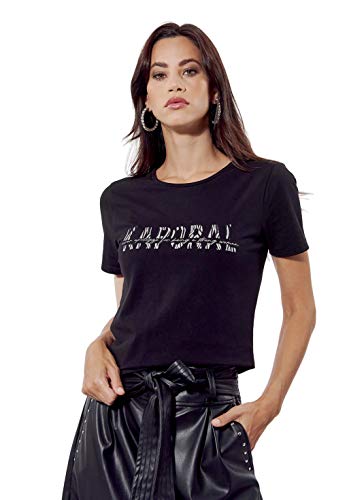 KAPORAL Atika Camiseta, Negro, L para Mujer